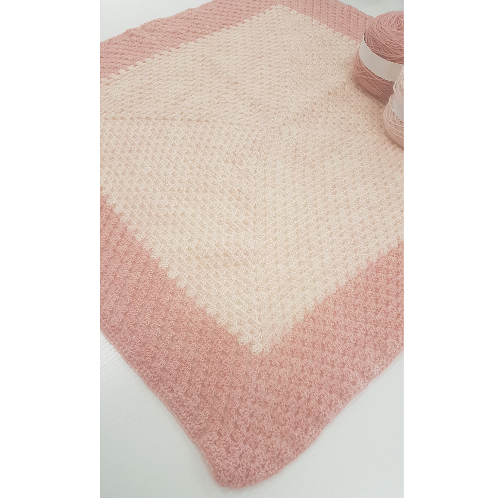 Meringue Baby Blanket Peach