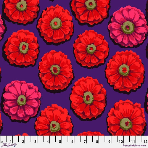 Kaffe Fassett Zinnia Crimson