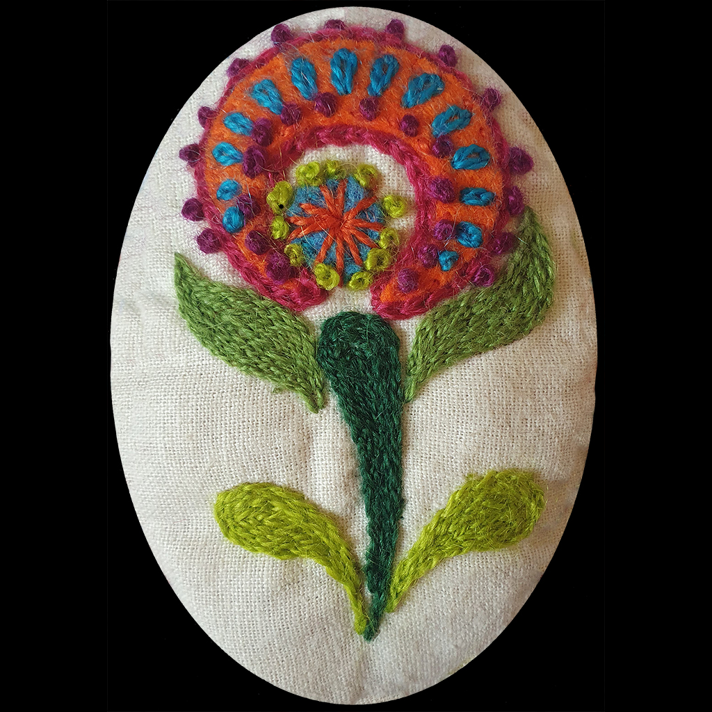 Hungarian Christmas Embroidery with Felt