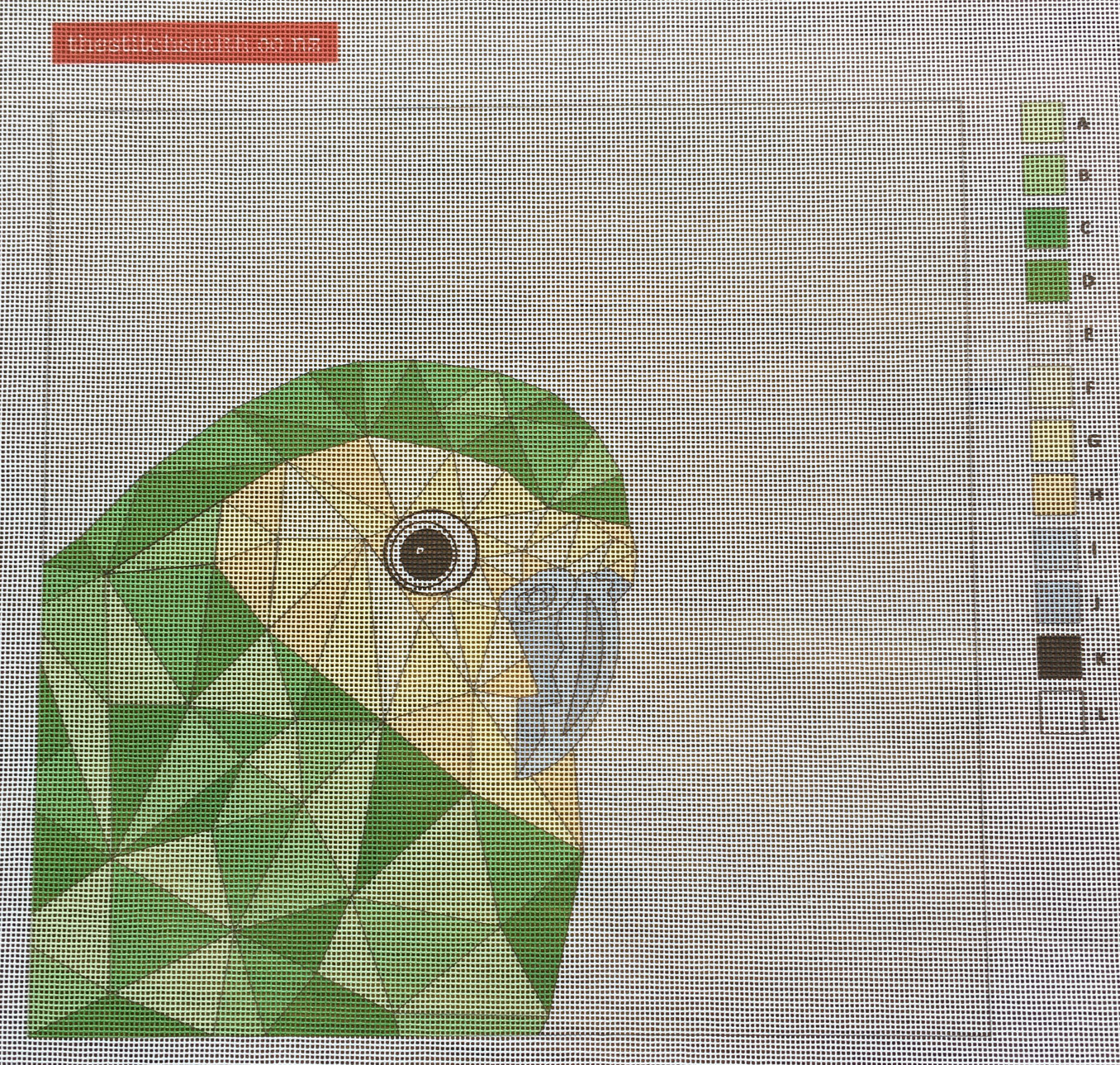 Kakapo Needlepoint Canvas